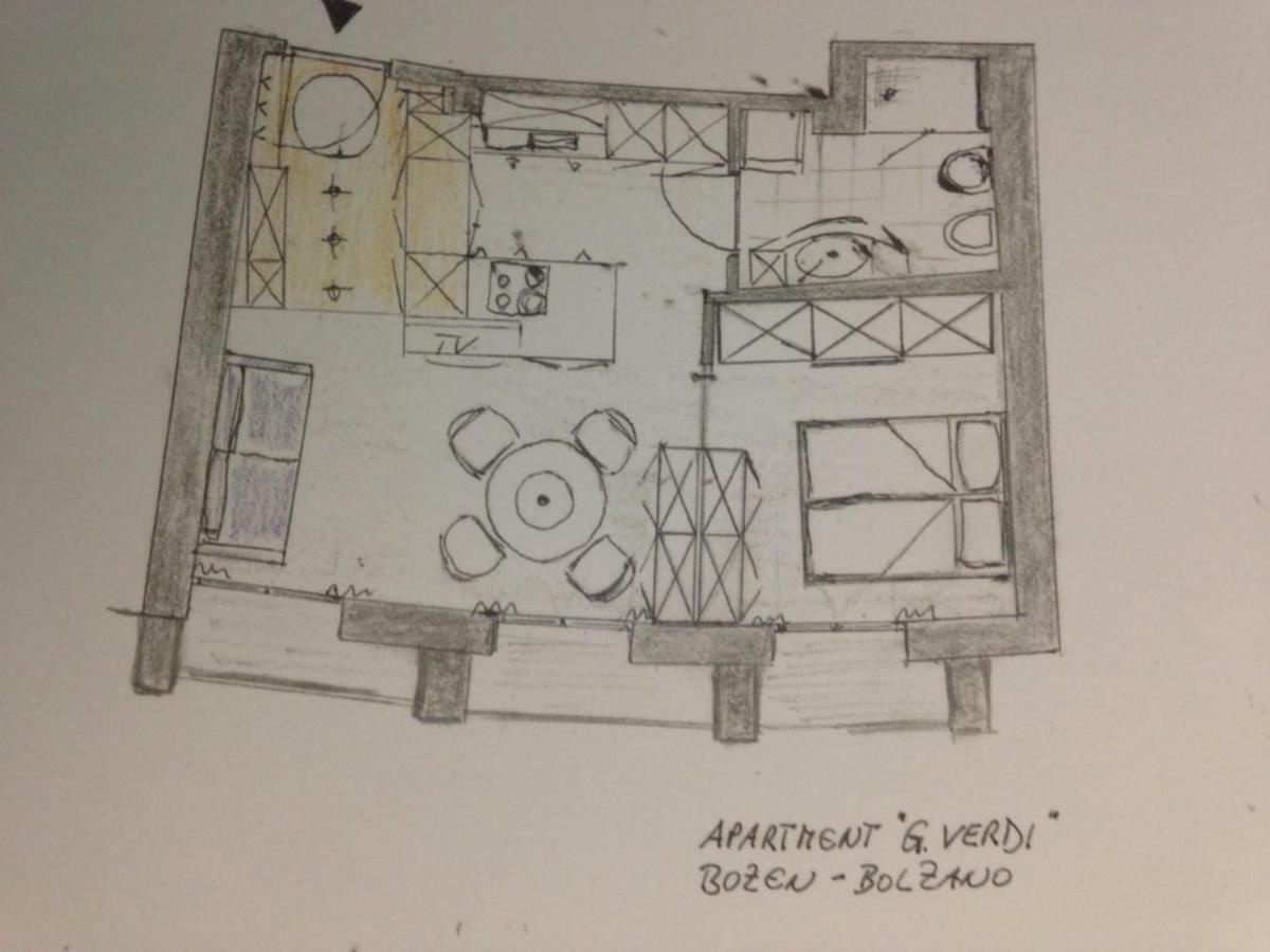 Apartment G.Verdi Bolzano Eksteriør billede